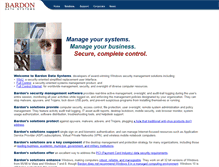 Tablet Screenshot of bardon.com